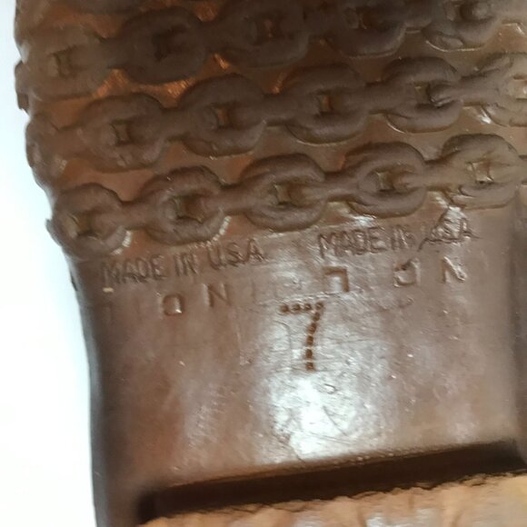 L.L. Bean Maine Hunting Duck Boots Mens 7 Waterproof Leather/Rubber Made In USA - Picture 7 of 12